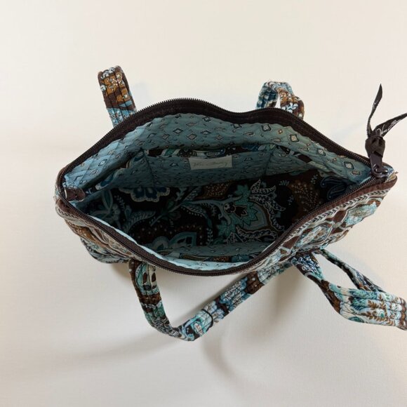 Vera Bradley Java Blue Sophie Tote & Crossbody Purse - Set of 2 - Picture 4 of 10